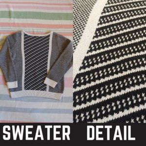 The Limited Diagonal Striped Cotton Sweater